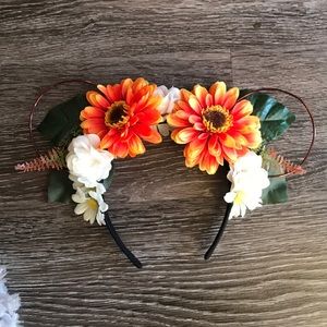 Floral Wire Minnie Ears